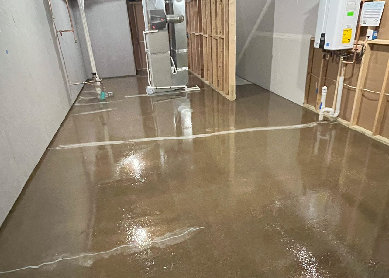 Basement Concrete Floor Coating West Michigan